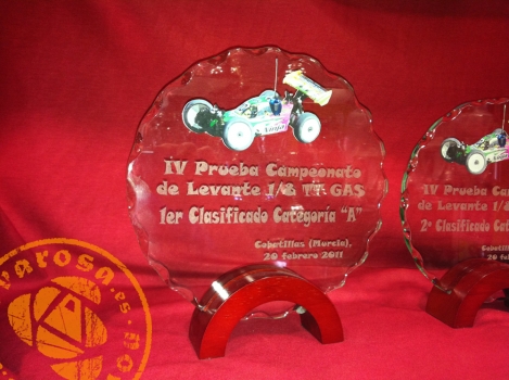 IV Levante Race 1/8 Fuel TT Championship Trophies