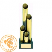 Brass design trophy