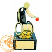 Brass design figure - Adapted Petanque