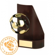 Brass design figure - Soccer