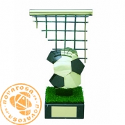 Brass design figure - Soccer