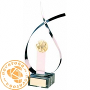 Brass design trophy