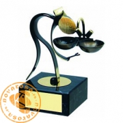 Brass design figure - Plumber