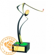 Brass design figure - Golf