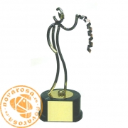 Brass design figure - Carnival