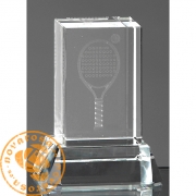 Trofeo de cristal - Pádel