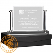 Mirror columns plate