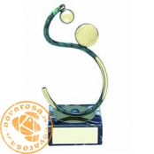 Brass design figure - Handball