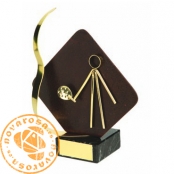 Brass design figure - Paddle