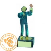 Brass design figure - Soccer Referee