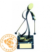 Brass design figure - Snowshoe