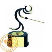 Brass design figure - Fencing
