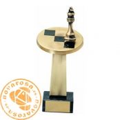 Brass design figure - Chess