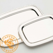 Silver plated jewelry tray