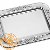 Silver plated jewelry tray