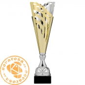 Silver and golden economic design cup