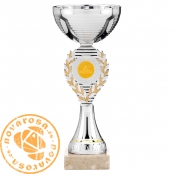 Silver economic disc holder cup