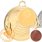 Medalla de zamak con disco y cinta
