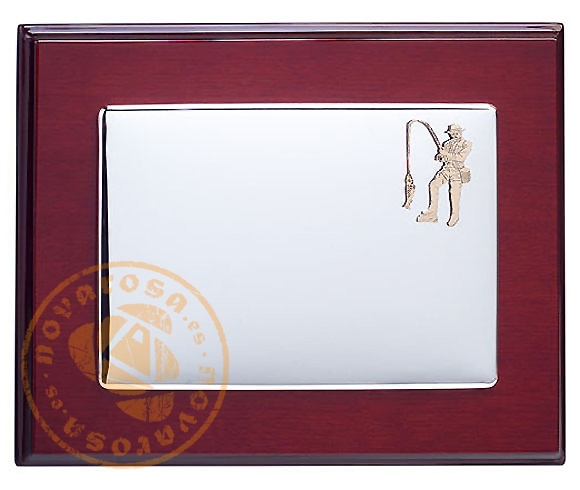 Placa de joyería en baño de plata - Pesca | V80004P | 2 Tamaño(s